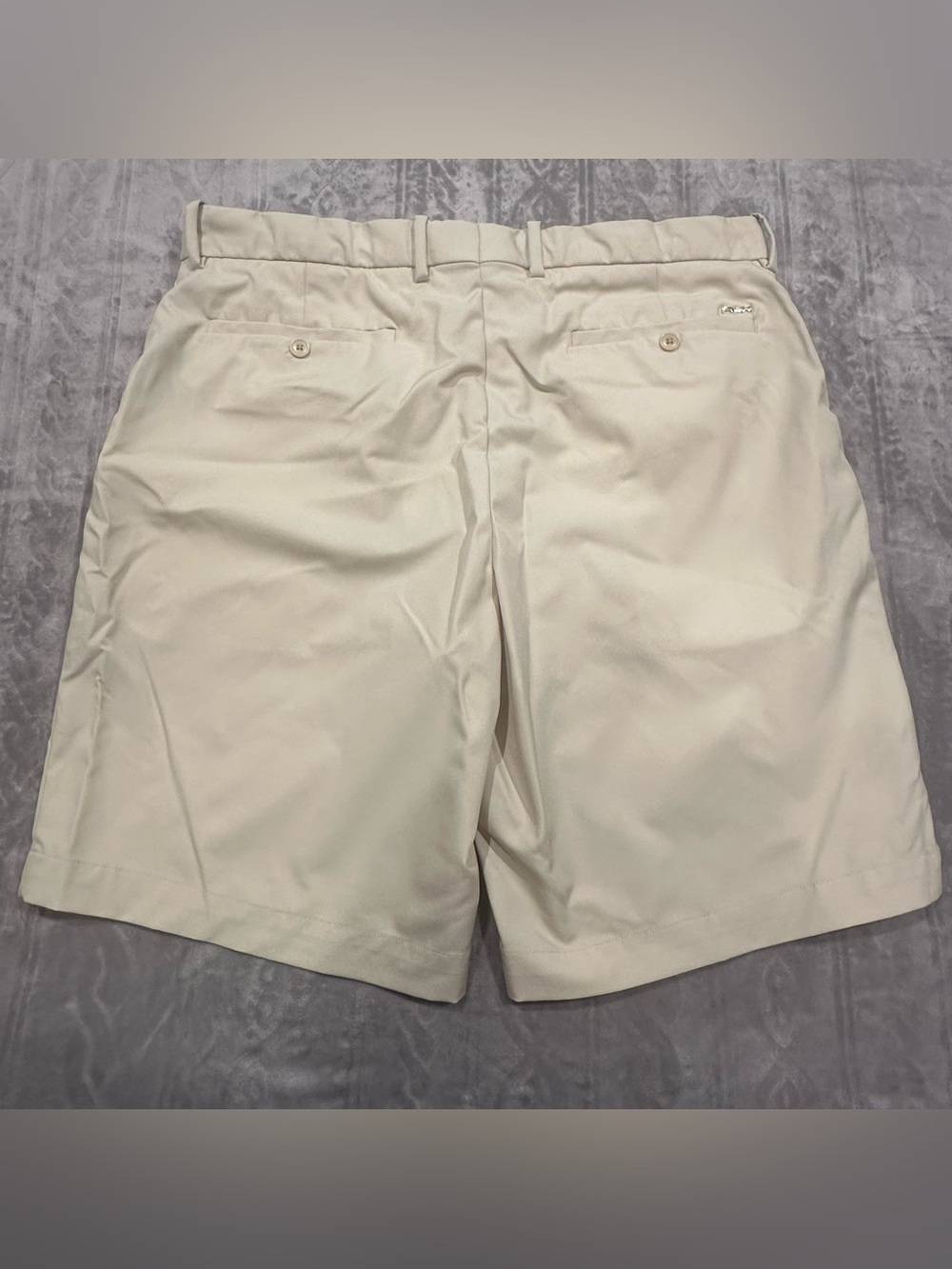 RLX Ralph Lauren Men's Flat-Front Shorts in Light Khaki - Picture 2 of 8